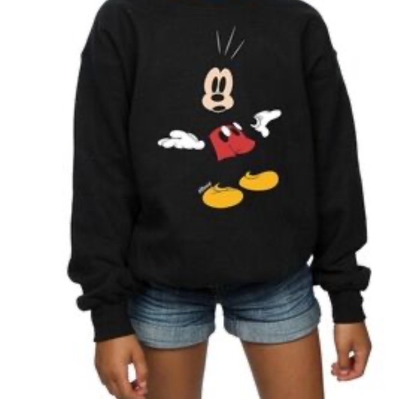 H&M Disney Surprised Mickey Mouse Oversized Sweater - Picture 1 of 7
